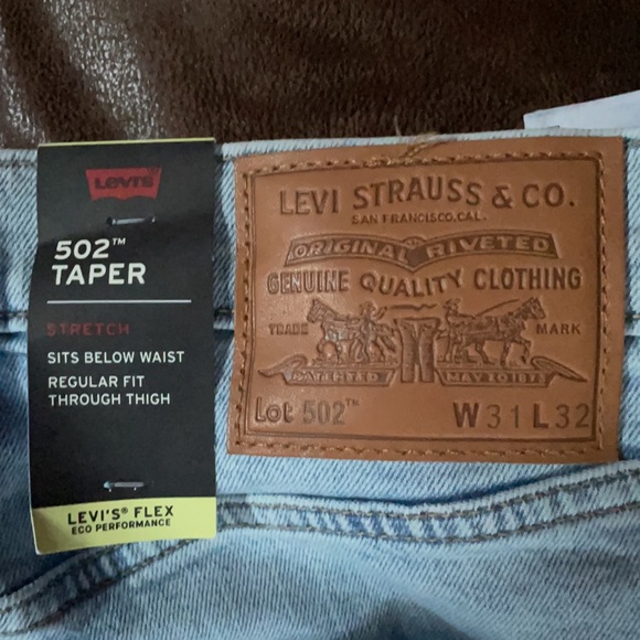 Levi’s Premium 502 Taper W31 L32 Jeans - Picture 4 of 6
